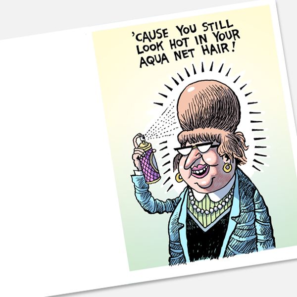 Aquanet Hair Isd Yinzer Cards